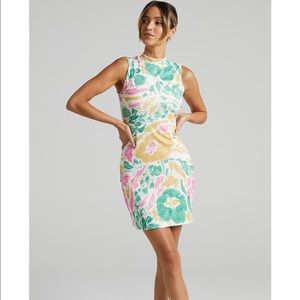 Galadriel Dress in Electric Floral